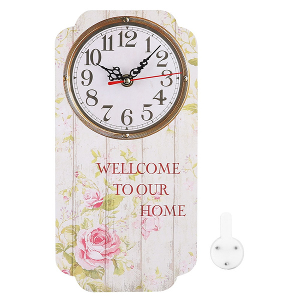 Beautiful Elegant Style Wall Clock Living Room Hanging Clock Home Bar