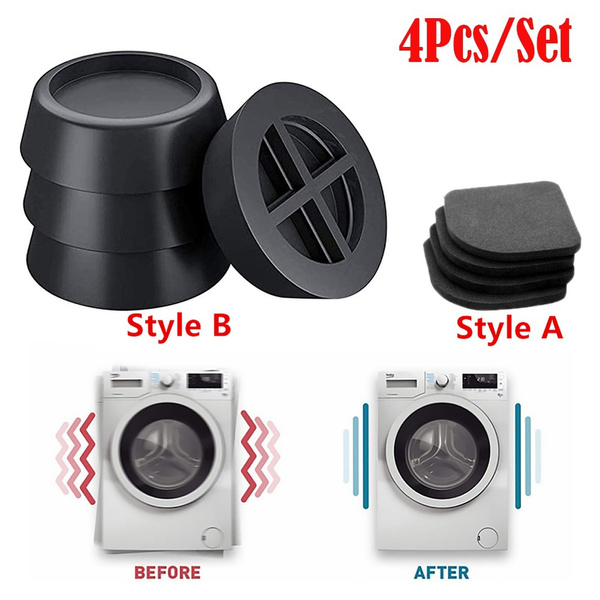 4pcs Washing Machine Anti Vibration Pad Shock Proof Non Slip Foot