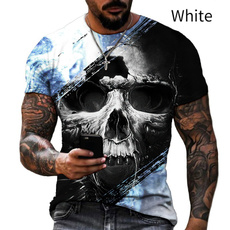 Summer, skull, unisex, Tops