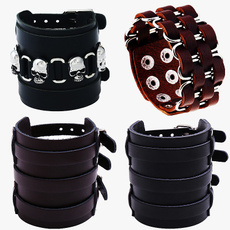 Steel, Punk Bracelet, Wool, Jewelry