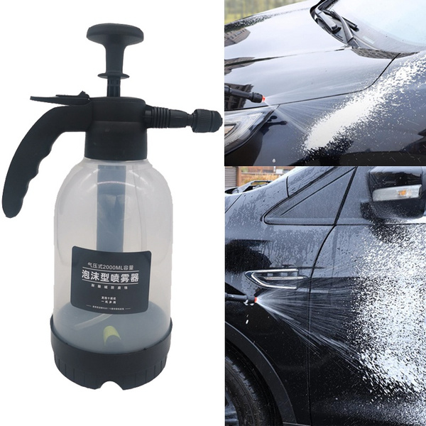2L Car Wash Foam Spray Can Car Wash Watering Can Manual Pneumatic Universal  Sprayer Cleaning Foam Nozzle Spray Bottle