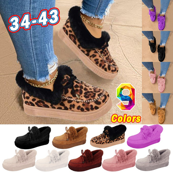 Women nubuck loafers hot sale casual bowknot shoes