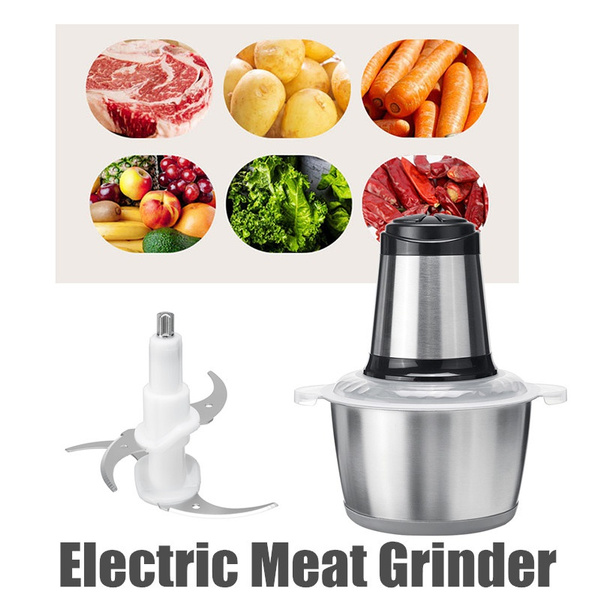 Electric Food Chopper 3L Stainless Steel Meat Grinder Food