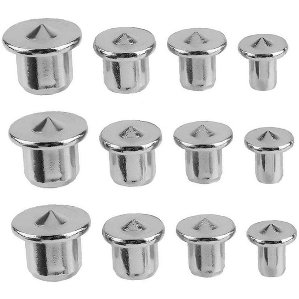 Drill Dowel Pin Centre Points Set Woodworking, Alignment Tool Round Wood Pin Locator 6/8/10/12
