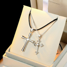Sterling, Jewelry, Cross Pendant, Simple