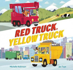 Truck, Yellow, Red, bedtimedream