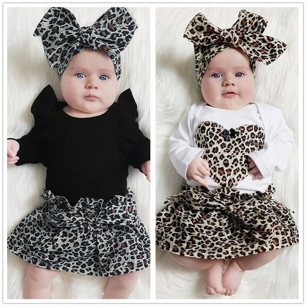 Leopard hot sale newborn outfit