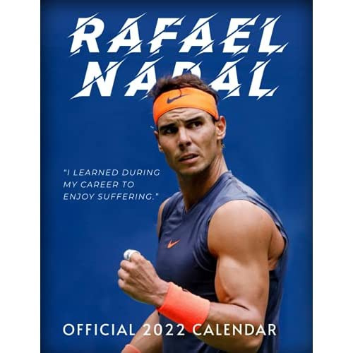Rafael Nadal Calendar 2022 SPORT Calendar 20222023 18 months BIG