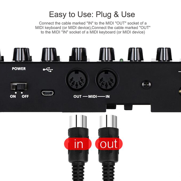 MIDI to USB Converter, MIDI to USB Cable Converter, Smart Electronic