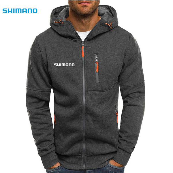 Shimano Fishing Clothing Autumn New Men Spring Outdoor Fishing Clothes  Hooded Full Sleeve Zipper Casual Breathable Fishing Gear
