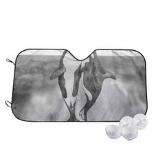 carsunshade, shieldcover, twolovelywhaleswithballooncarsunshade, Cars