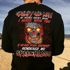 Crewneck Sweatshirt, skullsweater, skull sweatshirt, skull
