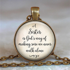 Valentines Gifts, sister, sure, friendshipnecklace