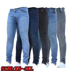 men's jeans, Plus Size, pencil, Denim