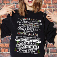 Crewneck Sweatshirt, wifelongsleeve, husbandsweater, wifesweatshirt