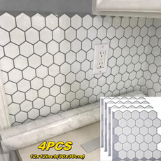 Stickers, Bathroom, 3dbrickpatternwallpaper, Home Decor