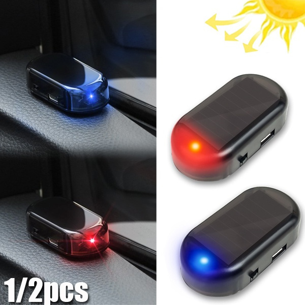 Cheap Car Alarm Device Solar Power Simulated Dummy Alarm Warning Anti