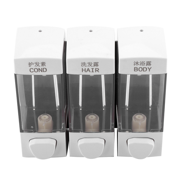 Dispenser, Bathroom Container 3-Chamber Practical And Beautiful ...