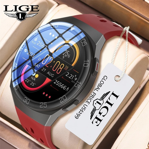 Lige smart watch best sale with heart rate monitor