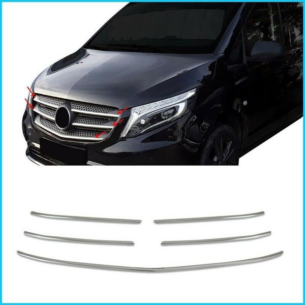 Front Grill Kühlergrill Schwarz Für Mercedes Benz Vito W447 Facelift Ab