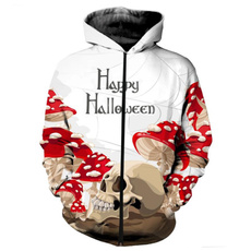zip hoodie, 3D hoodies, Fashion, Mushroom
