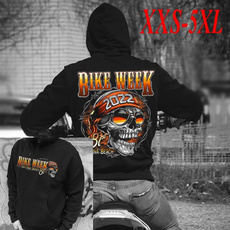 Fashion, bikeweekshirt, Skeleton, motorcycleshirt