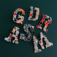 Fashion, Pins, pearls, Rhinestone