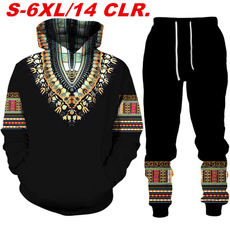 3D hoodies, Two-Piece Suits, Traditional, Colorful