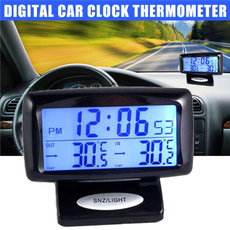 Vehicles, temperaturegauge, thermometerclock, Clock