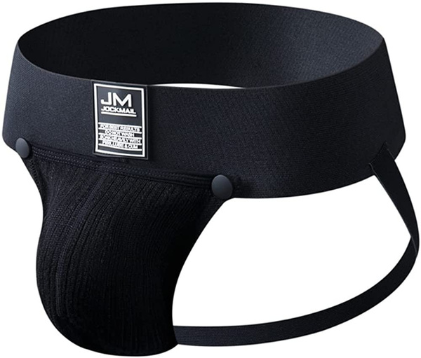 Jockmail Jockstrap Men Underwear Removable Pouch Thongs And G Strings Breathable Thermal 5481