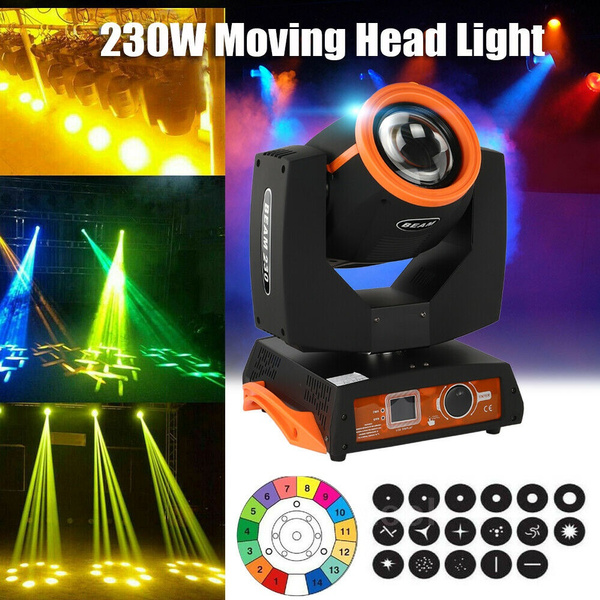 230W Beam Pattern 8 Prisms Moving Head Stage Effect Lighting 16CH ...