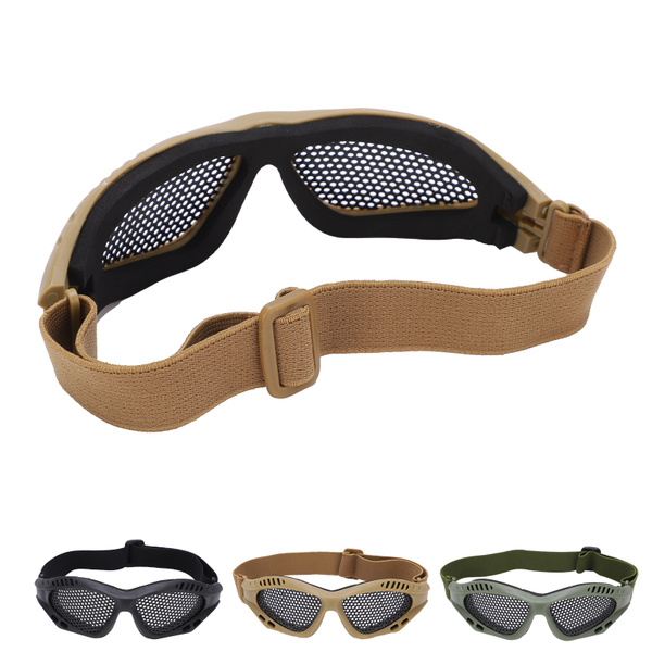 Mesh Safety Glasses, Safety Glasses Iron Mesh for Outdoor Riding for