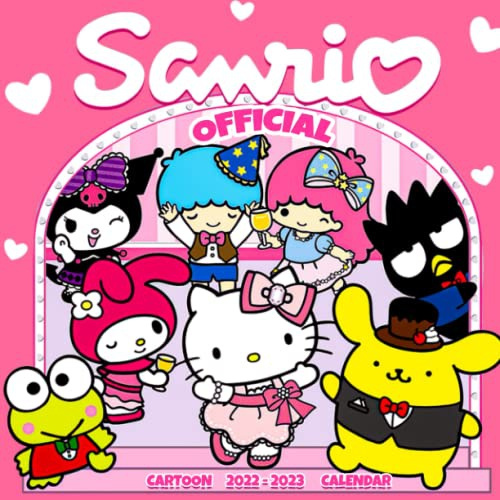 Sanrio 2022 Calendar: Cartoon 2022 OFFICIAL calendar -Sanrio Weekly ...