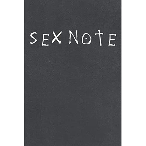 Sexnote Funny Notebook Journal Sex Note Vintage Black Cover To Look Realistic As The One Of