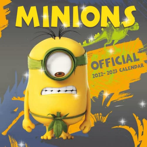 Minions 2022 Calendar Cartoon 2022 OFFICIAL calendar Minions Weekly