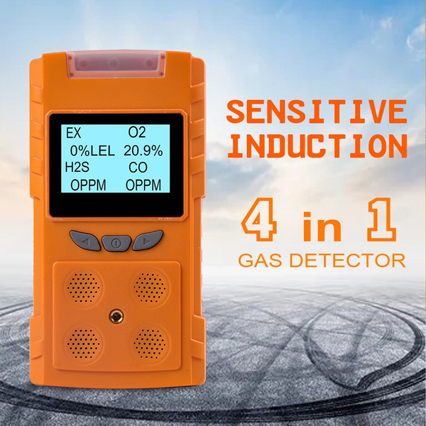LCD Display Multifunctional Handheld Portable Gases Detector 4 In 1