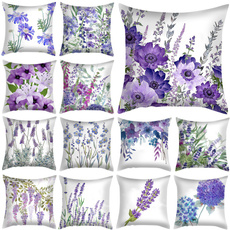 purple, Home Decor, lavenderthrowpillow, Bouquet