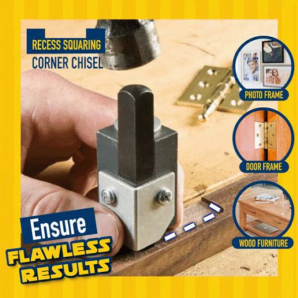 Squaring Corner Chisel, Hinge Punch Corner Chisel Mortise Jig Trend