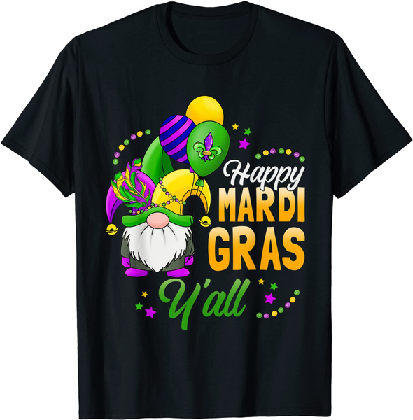 Happy Mardi Gras Yall Shirt Gnome Mardi Gras 2022 Beads Mask | Wish