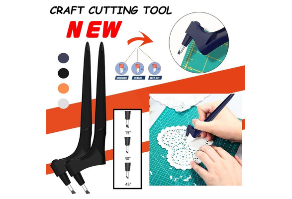 1set Craft Cutting Tools 360 Rotating Blade Paper-Cutter 3 Replace Blade  Craft Cutting Knife DIY Art Wear-Resisting Art Cutting Tool