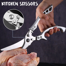 Steel, Stainless Steel Scissors, Kitchen & Dining, fish