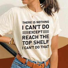 Tops & Tees, Funny T Shirt, letter print, Summer