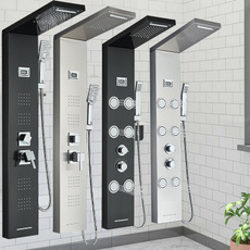 Bath, Faucets, showerpaneltowersystem, showerpanel