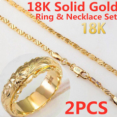 Moda masculina, ladiesgoldnecklace, puregoldring, necklace for women