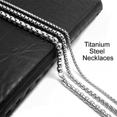 Steel, Stainless, mens necklaces, Stainless Steel