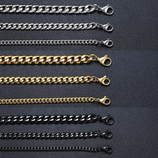 Steel, Chain Necklace, mensnecklacechain, Joyería de pavo reales