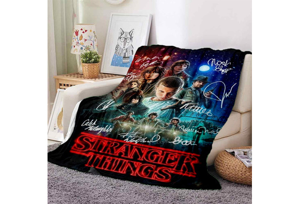 Stranger Things - Life Quote Fleece Blanket