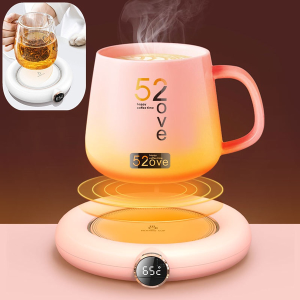 USB Coffee Mug Warmer Tea Milk Cup Heater Pad Heating Coaster for Office  Home