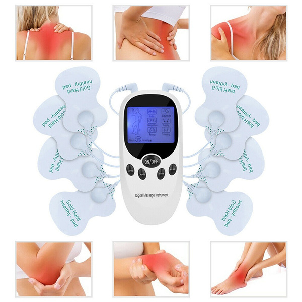 Electrical Stimulator Massager Tens Machine Unit Pulse Muscle Back Pain  Therapy