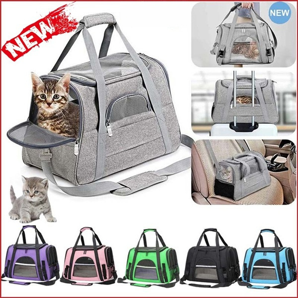 2022 New Dog Carrier Bags Portable Pet Cat Dog Backpack Breathable Cat  Carrier Bag Airline Approved Transport Carrying for Cats Small Dog
